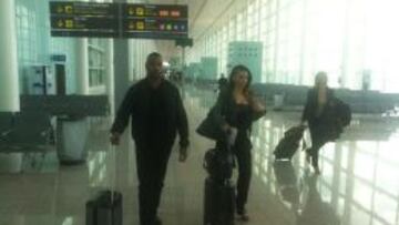 Gerard, primo de Abidal, ha viajado con el club a Múnich.