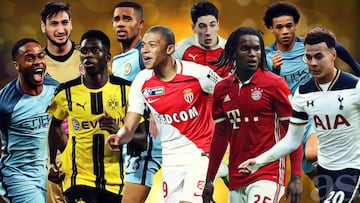 La lista de Daily Mail de los 10 futbolistas sub-23 más prometedores.