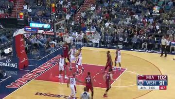 Resumen del Washington Wizards-Miami Heat de la NBA