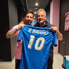 Messi e Inter Miami reciben la visita del histórico Roberto Baggio