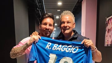 Messi e Inter Miami reciben la visita del histórico Roberto Baggio
