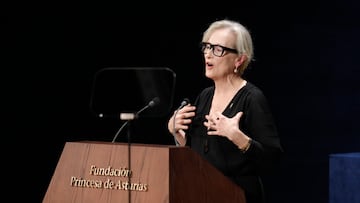 As¨ª ha sido el discurso de Meryl Streep en los Premios Princesa de Asturias