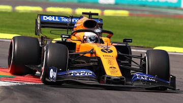 Carlos Sainz (McLaren MCL34), GP de México de F1 2019.