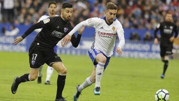 Alberto Benito, jugador del Zaragoza