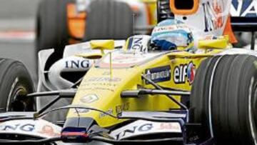 <b>BUENO EN CALIFICACIÓN. </b>Fernando Alonso podría estar arriba hoy en la calificación porque el R28 fue competitivo en simulación de Q3, no tanto en tanda larga.