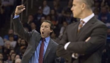 El entrenador de los Utah Jazz Quin Snyder.