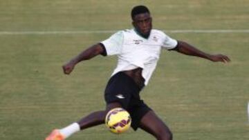 Ndiaye, en un entrenamiento.