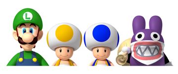 Ilustración - New Super Mario Bros. U - Super Luigi U (WiiU)