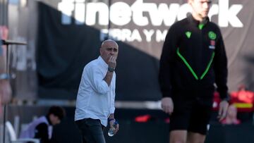 Gilsanz, durante el partido del Deportivo ante el Eldense.