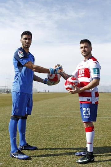 Héctor Hernández y Rui Silva, nuevos jugadores del Granada. 