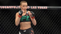 La excampeona del peso paja Rose Namajunas.