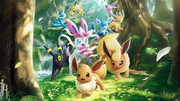 pokemon tcg pocket arboleda de eevee expansion miniset a3b