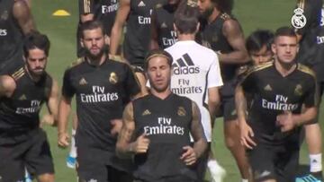 Bale no entrenó con el Madrid antes de viajar a Alemania