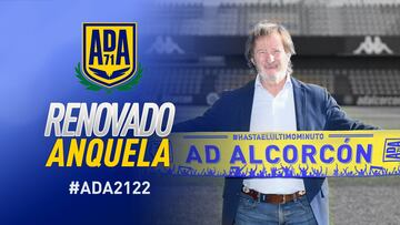 Anquela seguir¨¢ al frente del Alcorc¨®n