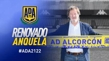 Anquela seguirá al frente del Alcorcón