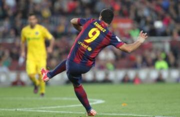 5-0. Luis Suárez subió el quinto tanto al marcador.