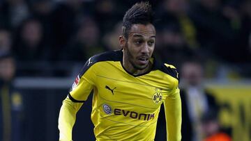 Aubameyang, durante un partido.