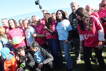 Isabel Díaz Ayuso, Ana Obregón, Richy Castellanos, Luis Cobos, Juan José Ballesta, Joaquin Cortés, Encarna Salazar, Poty Castillo, entre otros en el Partido Benéfico "Artistas vs Famosos".