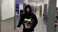 Lo que hace Messi antes de cada entrenamiento