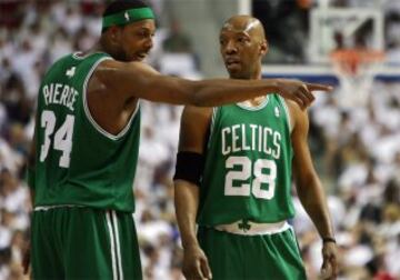 19 años y ocho equipos en la NBA para terminar en los Celtics... con el número 28. Antes llevó casi siempre el 10, también el 20 y el 19. Tres veces campeón con casi tres lustros de diferencia y de Houston... a Boston.