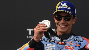 Segundo de Márquez en el esprtint de Portimao.