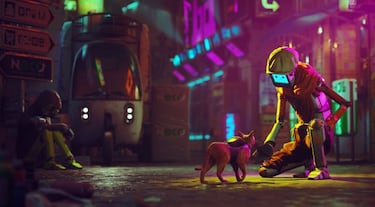 Stray, avance. Un intrépido gato atrapado en un mundo cyberpunk