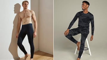 Mallas térmicas para hombre de diferentes estilos disponibles en Amazon.