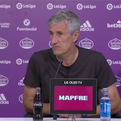 Setién: "Messi también tiene que descansar seguramente"