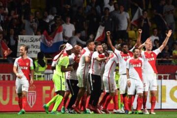 Mónaco y Falcao celebran: ¡Campeones de Francia!