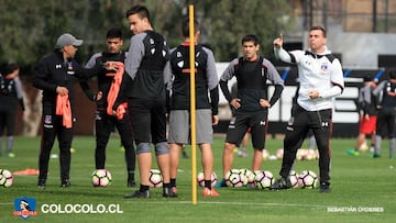 Guede prueba con Orellana tras molestias que sufrió Rivero