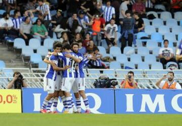Real Sociedad-Deportivo en imágenes