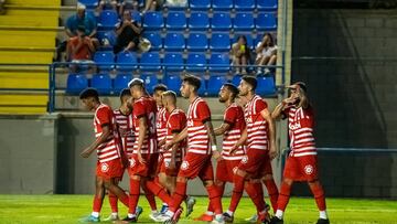 El Girona, campeón del Trofeo Costa Brava tras jugar solo 74′