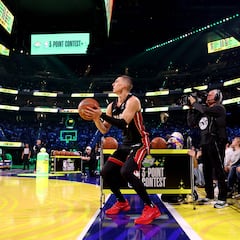 Tyler Herro da la sorpresa y gana el Concurso de Triples de la NBA