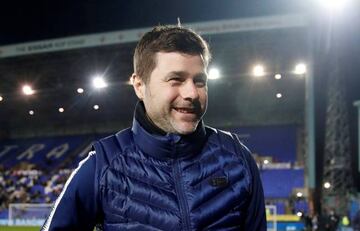 Tottenham manager Mauricio Pochettino at Prenton Park, Birkenhead