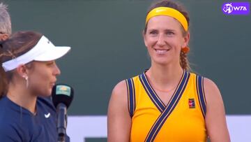 El mejor d¨ªa de tu carrera y arrancas as¨ª el discurso: el tenis a los pies de Badosa