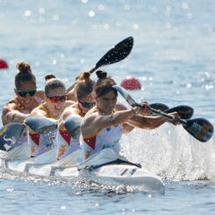 El K4 brilla en las aguas de Duisburgo