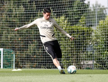 El volante de creación trabaja desde este lunes con el Real Madrid.