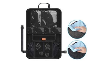 Impermeables y con cinco bolsillos: ordena tu coche con este 'kit' de dos organizadores para los asientos