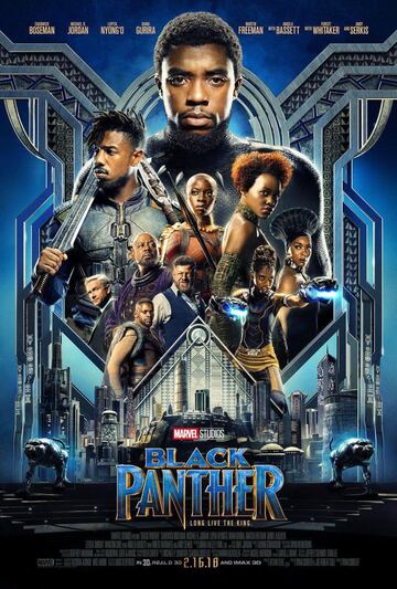 Fecha de estreno 16 de febrero de 2018 (2h 15min)
Dirigida por Ryan Coogler
Reparto Chadwick Boseman, Michael B. Jordan, Lupita Nyong'o más
Géneros Acción, Aventura, Ciencia ficción, Fantasía
País EE.UU.