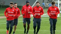 La Roja contin&uacute;a con sus entrenamientos en el Monasterio Celeste.