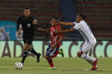 Partido entre Independiente Medellín y Deportivo Pasto por la primera fecha de los cuadrangulares de la Liga BetPlay.