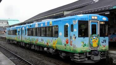 Rediseñan el tren oficial de Pokémon en Japón