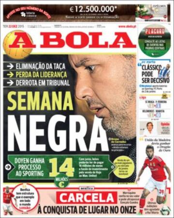 Portadas de la prensa mundial