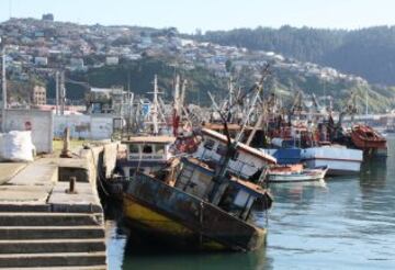 Fútbol tras el Tsunami en Caleta Tumbes