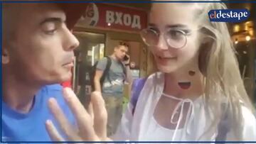 Expulsado de Rusia por sus comentarios machistas a esta aficionada