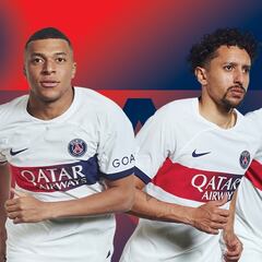 El PSG presenta una camiseta con Mbappé