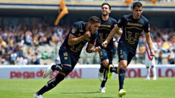 Pumas se clasificó como mejor puntaje en la tabla general del Apertura 2015 MX 