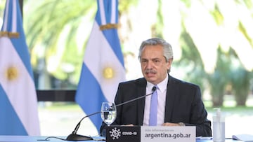 El presidente de Argentina, Alberto Fern&aacute;ndez