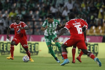 Atlético Nacional venció 2-0 al América en Medellín tras un doblete de Vladimir Hernández, el segundo fue un golazo.