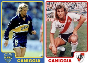 ‘El Pájaro’ debutó en River Plate en la temporada 85-86, permaneciendo tres campañas (levantó un campeonato nacional, una Libertadores y una Intercontinental) antes de marcharse a jugar a Italia. En su regreso a Argentina firmó por Boca Juniors, en donde jugó otras tres temporadas, del 95 al 98.